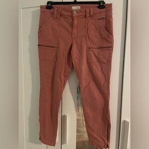 Joie Terracotta Pants with Button Detail